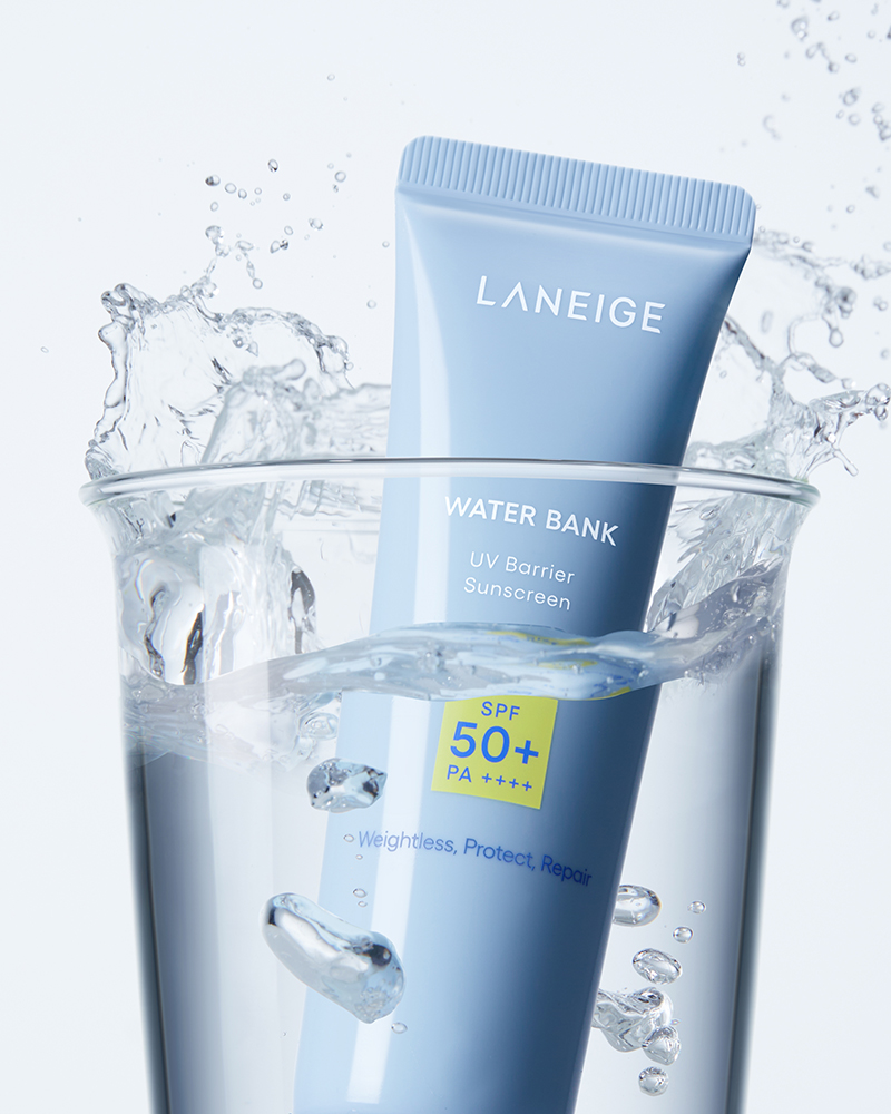 LANEIGEの『ウォーターバンクシリーズ』から水分で肌をバリアするUVカットクリームが登場!