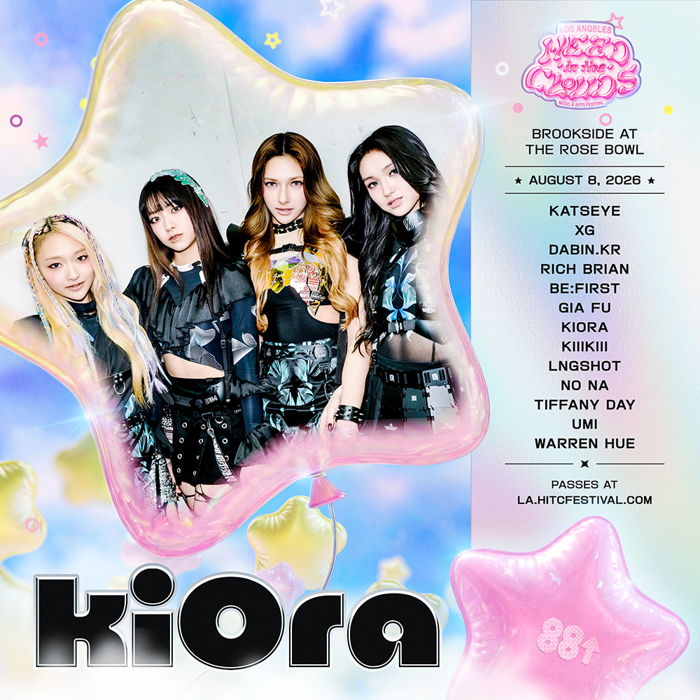 未デビューの注目グループ“kiOra”が米LA開催の音楽フェス『HEAD IN THE CLOUDS』に出演決定！
