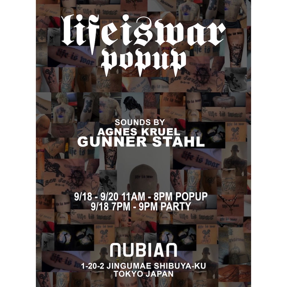 The Weekndのスタイリスト、ミッチ・モデスが手掛けるLIFEISWARが、NUBIAN HARAJUKUで日本初のPOP UPを開催！
