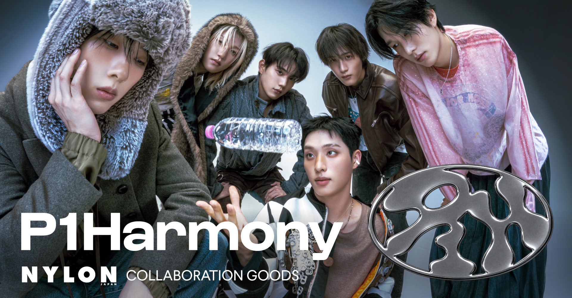 P1Harmony×NYLON JAPANのスペシャルコラボグッズ詳細が解禁！　全7アイテム・22種のラインアップ & 本日より受注スタート！