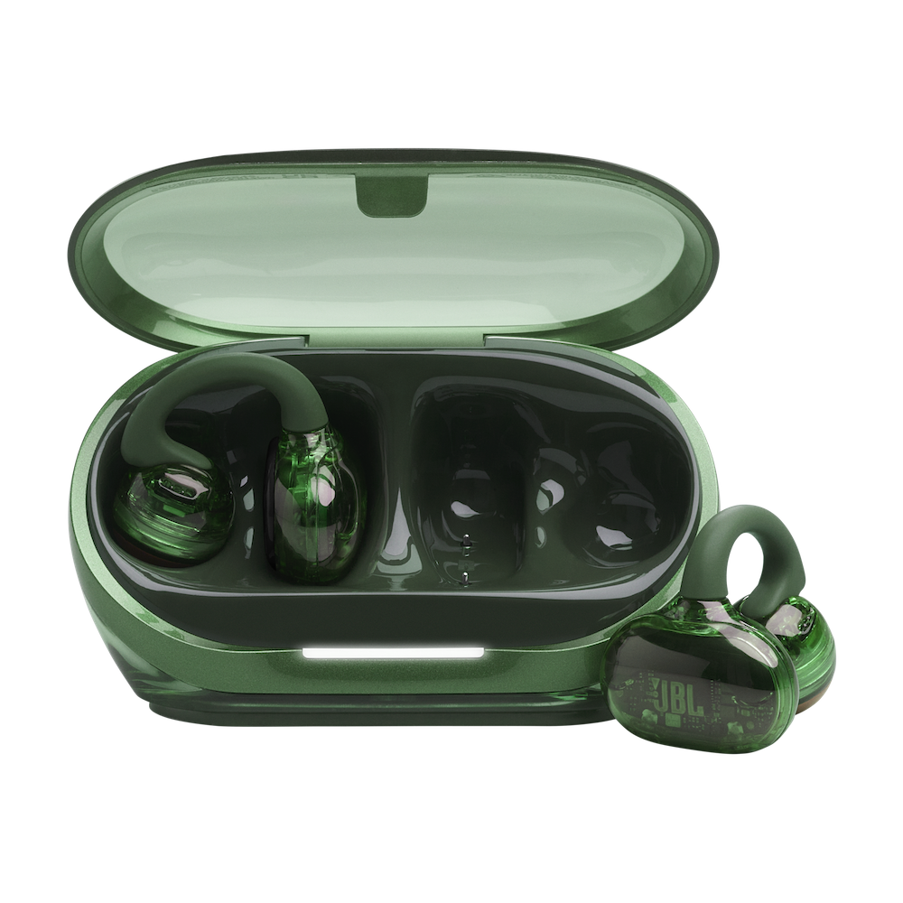 JBLのイヤホン“Soundgear Clips”に新色が登場! ジェイドグリーンとルビーレッドが仲間入り