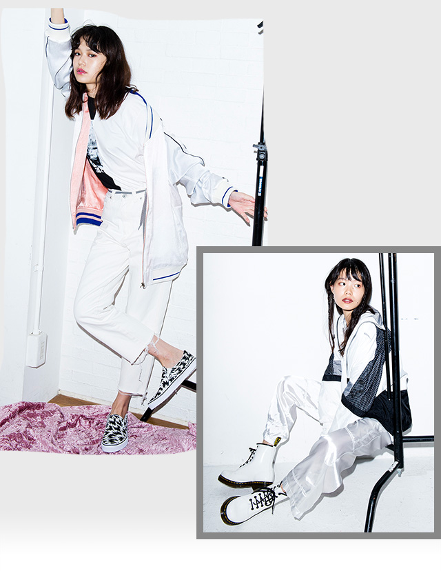 Fashion 9月のマンスリーカラーはblack White Irozaで作る鮮やかなモノトーンコーディネイト Nylon Japan
