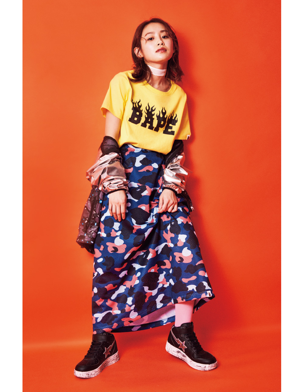 FASHION] 高橋愛が着るBAPE®のネクストアイテム - NYLON JAPAN